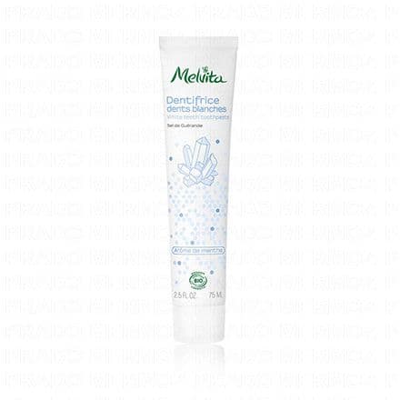 MELVITA Hygiène - Dentifrice dents blanches arôme menthe 75ml