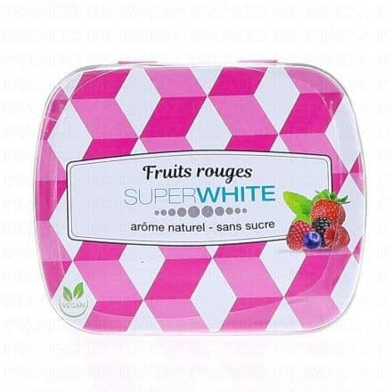 SUPERWHITE Pastilles Fraîcheurs Fruits Rouges 50 pastilles